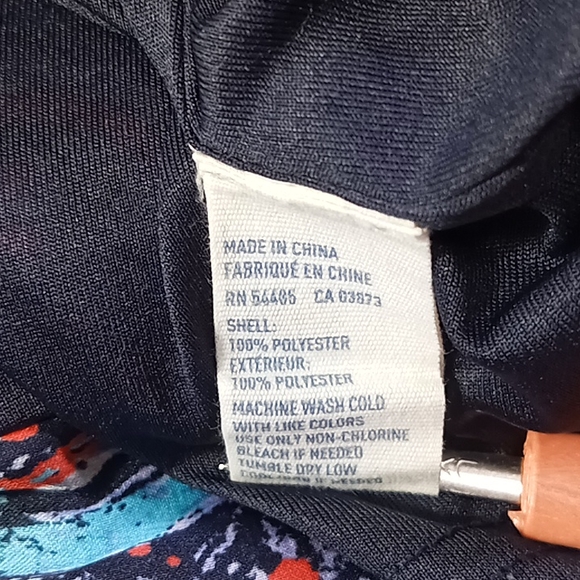 American Eagle Outfitters Navy/ Paisley Print Sleeveless Sheer Dress Size S/P - Picture 15 of 16